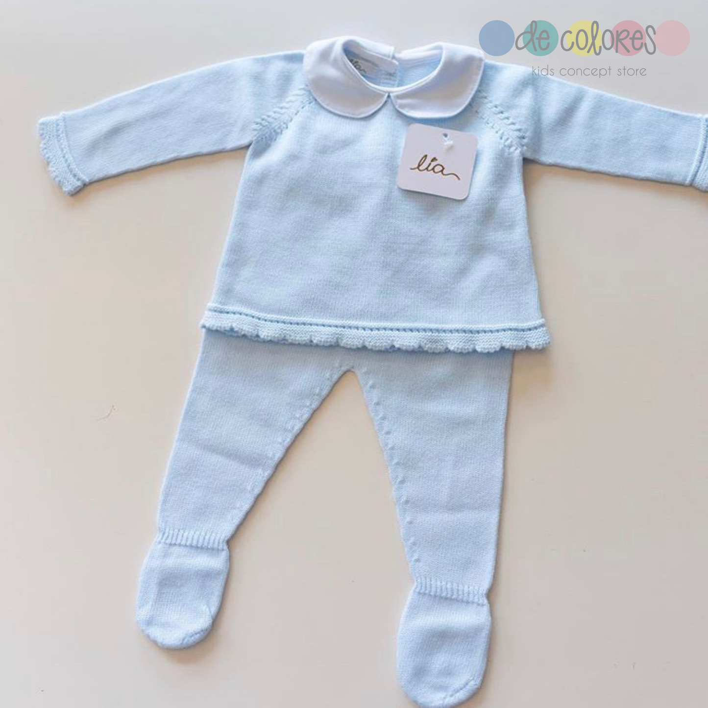 Lia Conjunto Teddy ML Azul Celeste