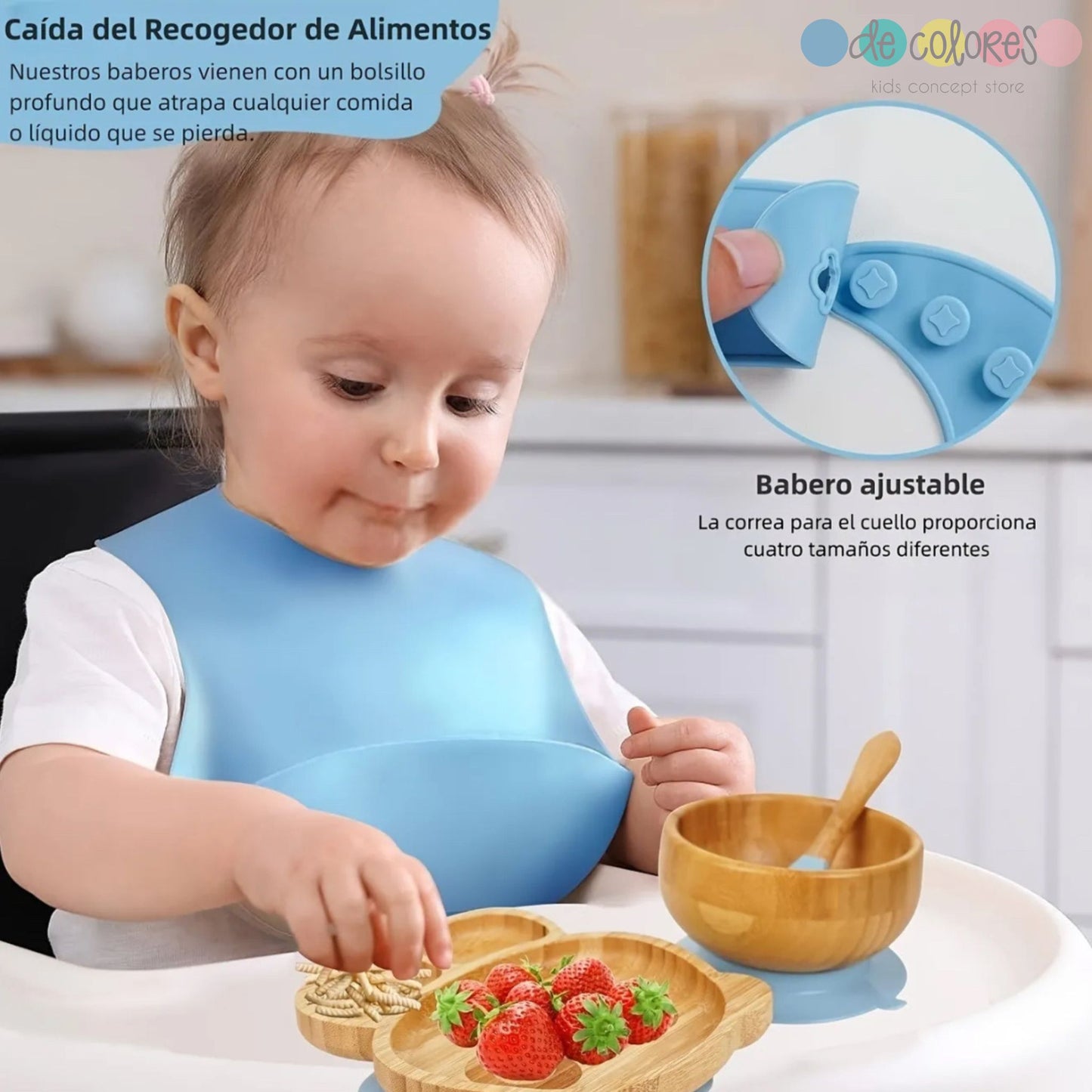 Set de alimentación de Bamboo